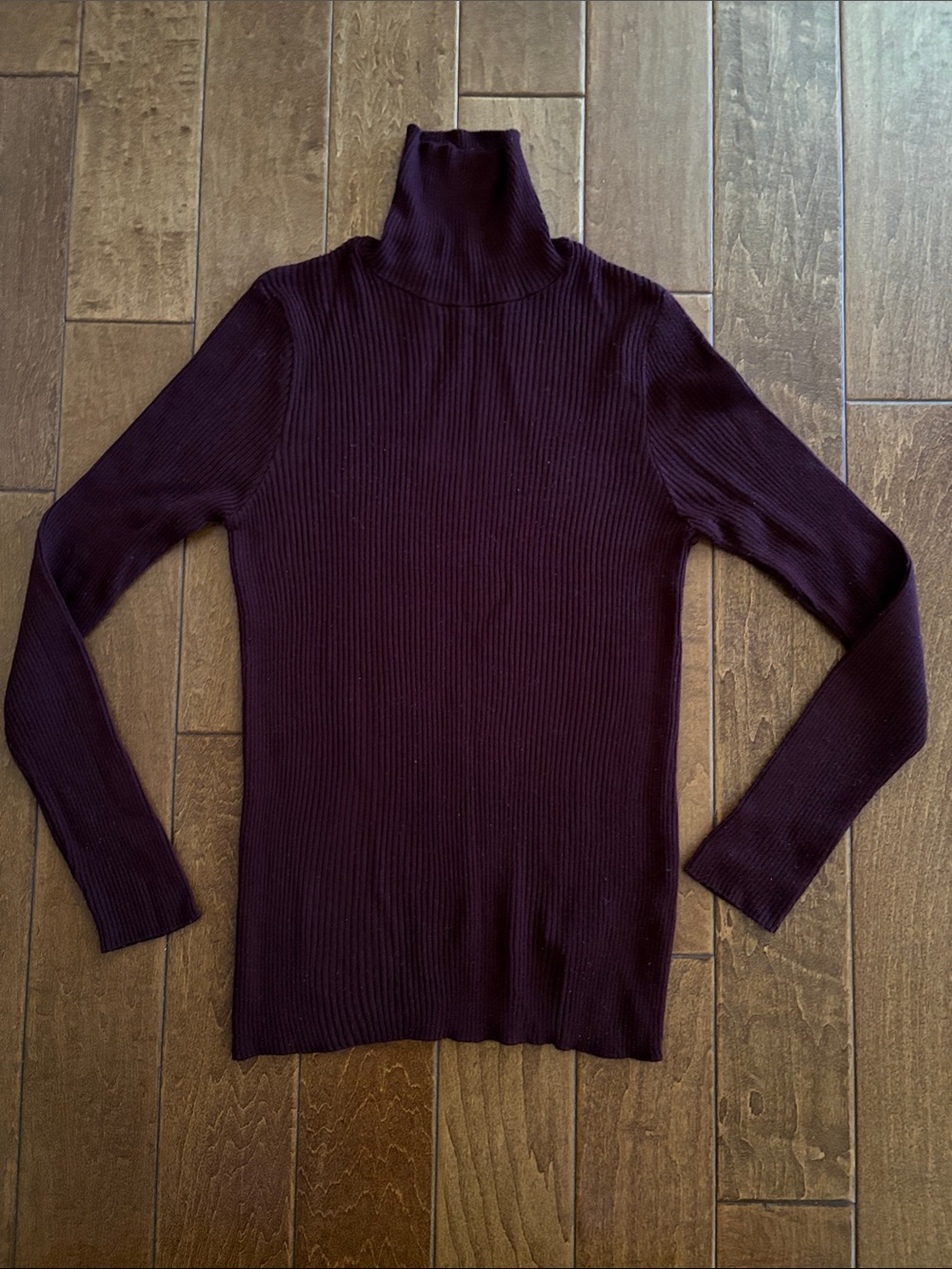 ASOS Ribbed Turtleneck Sweater - Plum